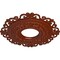 Ekena Millwork Orrington Ceiling Medallion (Fits Canopies up to 6 1/4"), 22"OD x 6 1/4"ID x 1 3/4"P, Firebrick CM22ORFIF - alternate 3
